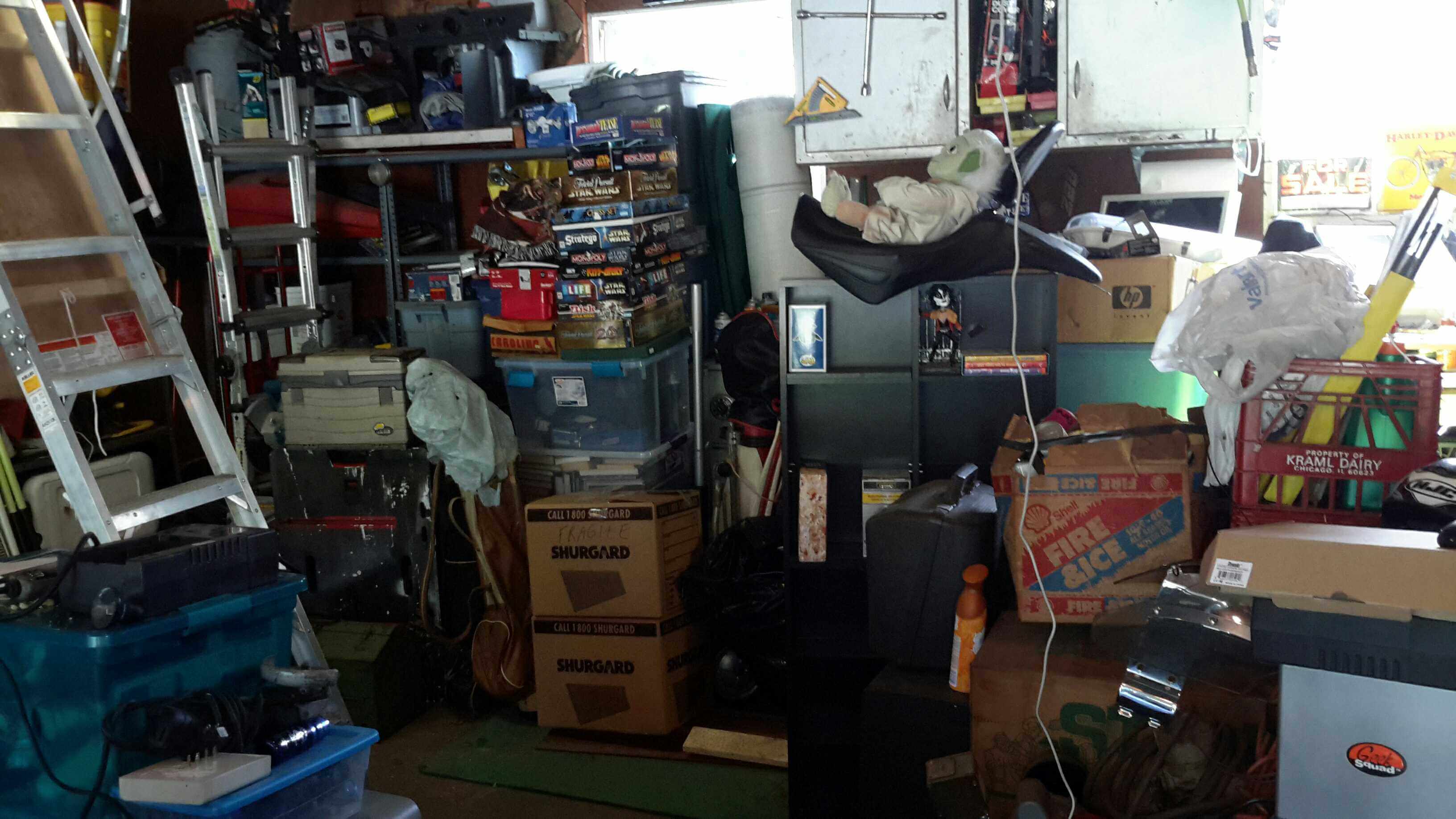 home inspection clutter hazard