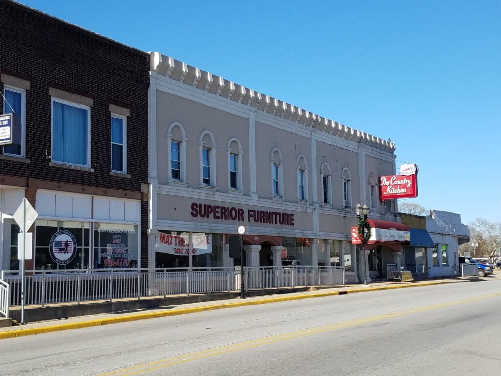downtown commercial building Hebron IN