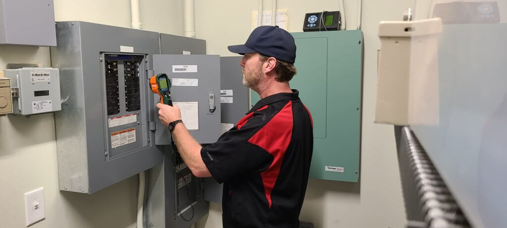 infrared thermal imaging electrical inspection